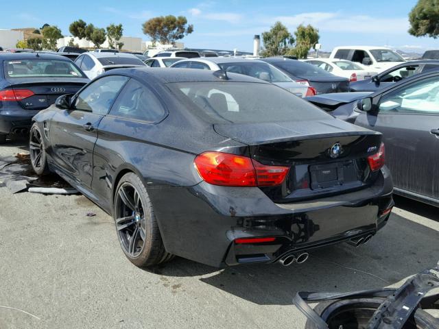 WBS3R9C56FK332951 - 2015 BMW M4 BLACK photo 3