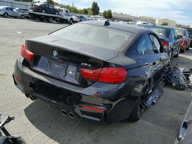 WBS3R9C56FK332951 - 2015 BMW M4 BLACK photo 4