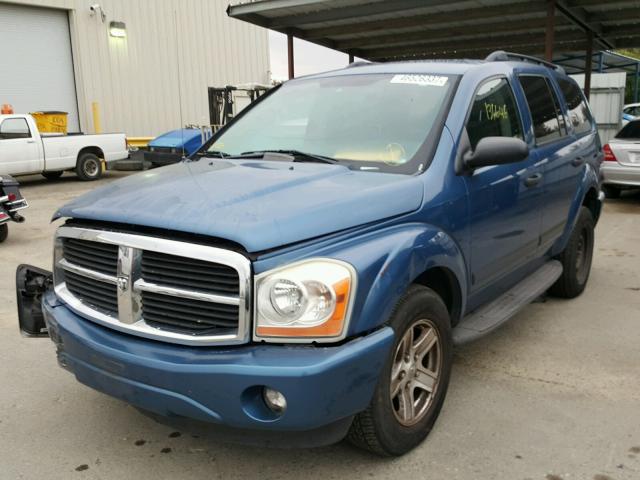 1D4HD48N25F575626 - 2005 DODGE DURANGO SL BLUE photo 2