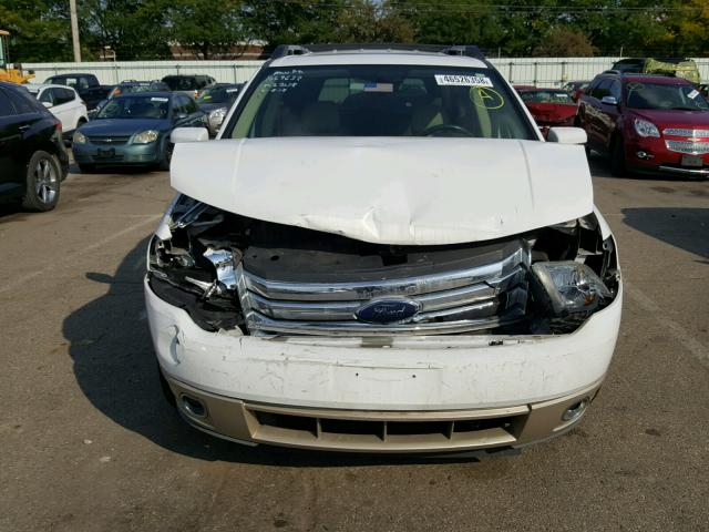 1FMDK07WX8GA22138 - 2008 FORD TAURUS X E WHITE photo 9