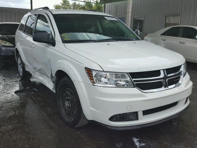 3C4PDCAB9HT637259 - 2017 DODGE JOURNEY WHITE photo 1