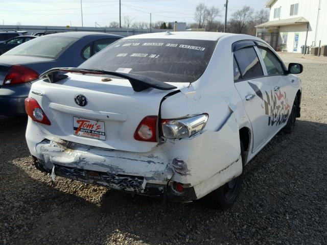 JTDBL40E399023994 - 2009 TOYOTA COROLLA BA WHITE photo 4