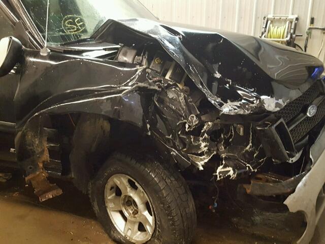 1FMZU77E82UB70801 - 2002 FORD EXPLORER S BLACK photo 9