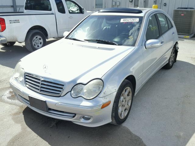 WDBRF92H36F789875 - 2006 MERCEDES-BENZ C GENERATI SILVER photo 2