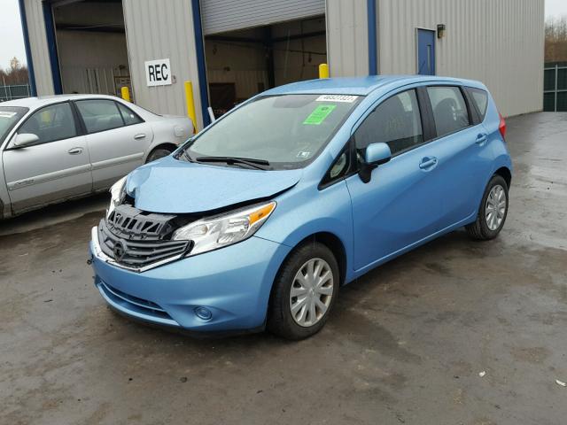 3N1CE2CP9EL384425 - 2014 NISSAN VERSA NOTE BLUE photo 2