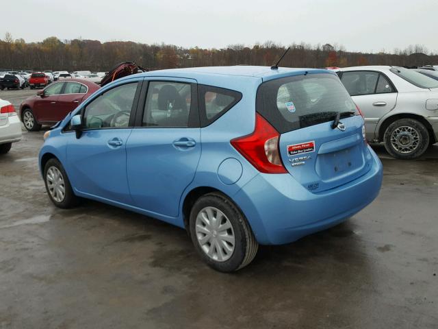 3N1CE2CP9EL384425 - 2014 NISSAN VERSA NOTE BLUE photo 3