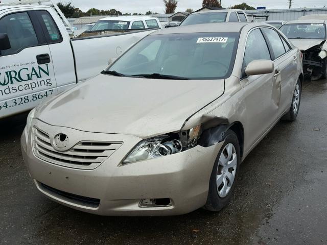 4T1BE46K07U632537 - 2007 TOYOTA CAMRY NEW GOLD photo 2