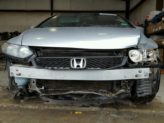 2HGFG1A64AH516634 - 2010 HONDA CIVIC LX SILVER photo 9