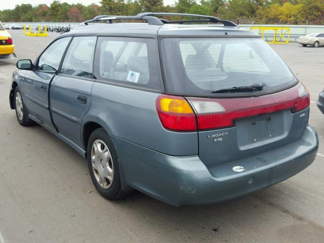 4S3BH635217305844 - 2001 SUBARU LEGACY L GRAY photo 3