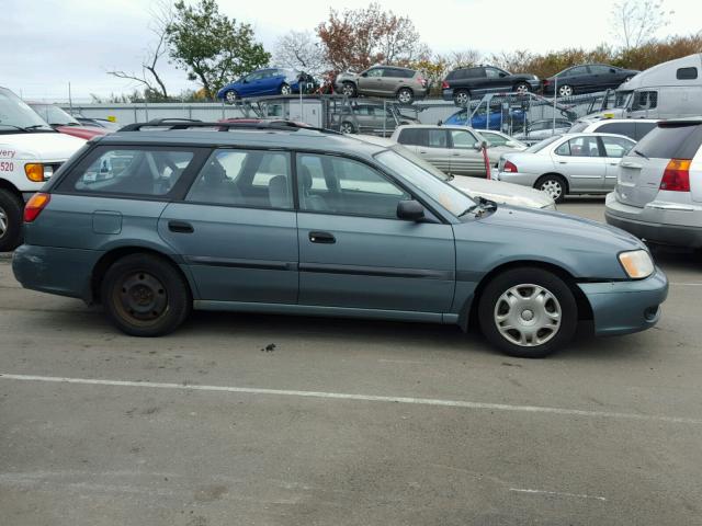 4S3BH635217305844 - 2001 SUBARU LEGACY L GRAY photo 9