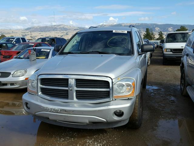 1D4HB48N84F170410 - 2004 DODGE DURANGO SL SILVER photo 9