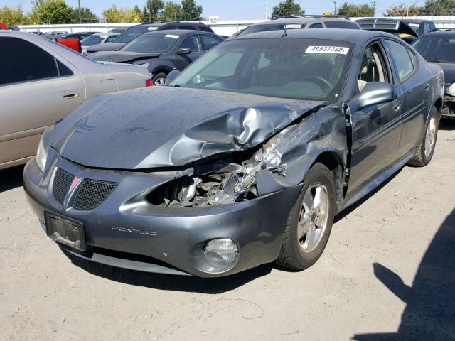 2G2WP522151308263 - 2005 PONTIAC GRAND PRIX Сріблястий фото 2