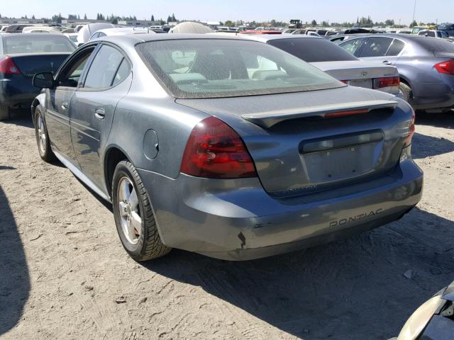 2G2WP522151308263 - 2005 PONTIAC GRAND PRIX Сріблястий фото 3