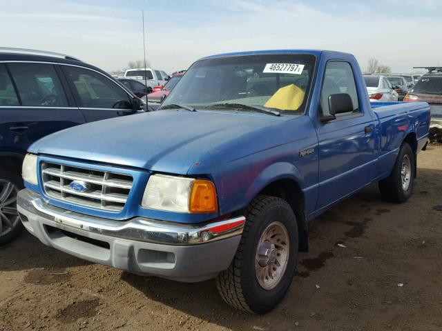 1FTYR10V8XUA57611 - 1999 FORD RANGER BLUE photo 2