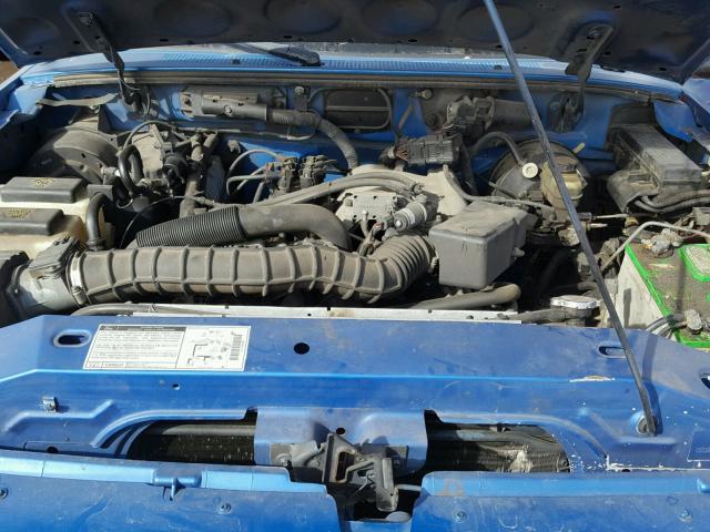 1FTYR10V8XUA57611 - 1999 FORD RANGER BLUE photo 7