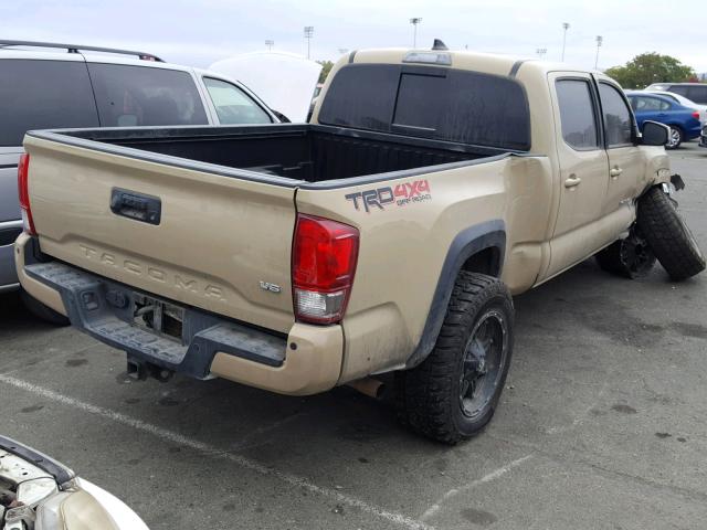 3TMDZ5BN9HM017885 - 2017 TOYOTA TACOMA DOU BEIGE photo 4