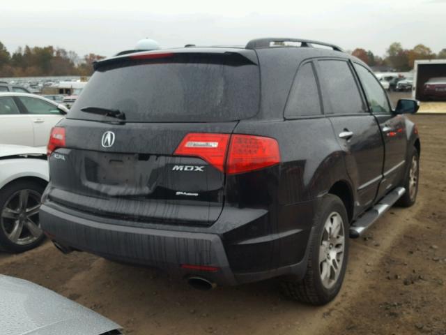 2HNYD28337H519979 - 2007 ACURA MDX TECHNO BLACK photo 4