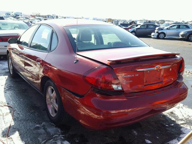 1FAFP56SXYG129366 - 2000 FORD TAURUS MAROON photo 3