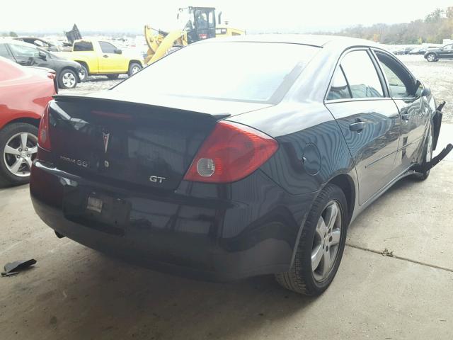 1G2ZH58NX74148533 - 2007 PONTIAC G6 GT BLACK photo 4