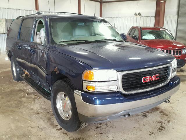 3GKFK16ZX2G195091 - 2002 GMC YUKON XL K BLUE photo 1