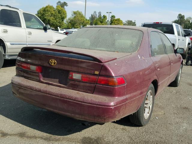 4T1BG22KXVU023098 - 1997 TOYOTA CAMRY CE BURGUNDY photo 4