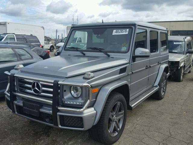 WDCYC3KF0GX258141 - 2016 MERCEDES-BENZ G 550 SILVER photo 2