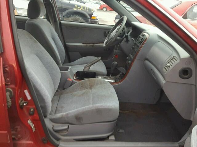 KNAGD128735236810 - 2003 KIA OPTIMA RED photo 5