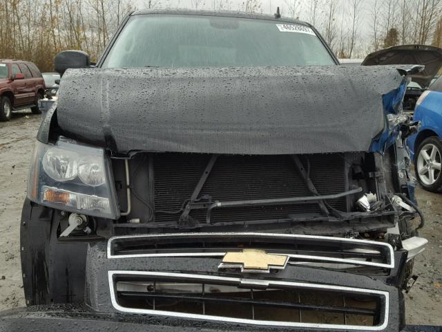 1GNFK13509R106983 - 2009 CHEVROLET TAHOE HYBR BLACK photo 7