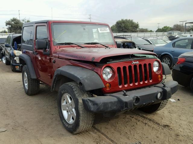 1C4AJWAG3DL569364 - 2013 JEEP WRANGLER RED photo 1