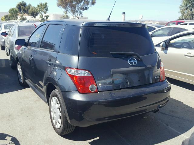 JTKKT624760132709 - 2006 TOYOTA SCION XA CHARCOAL photo 3