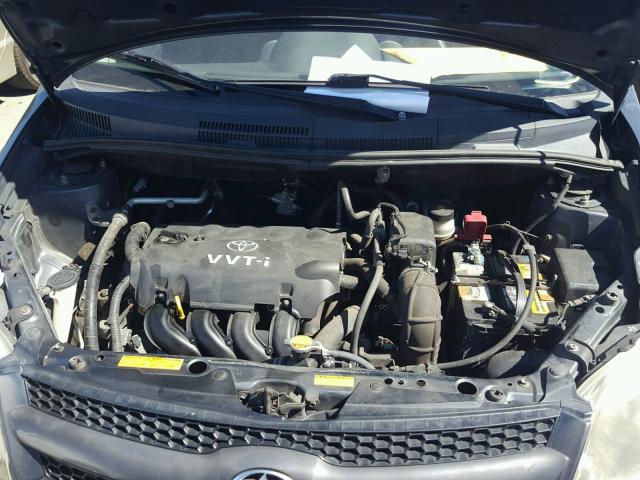 JTKKT624760132709 - 2006 TOYOTA SCION XA CHARCOAL photo 7