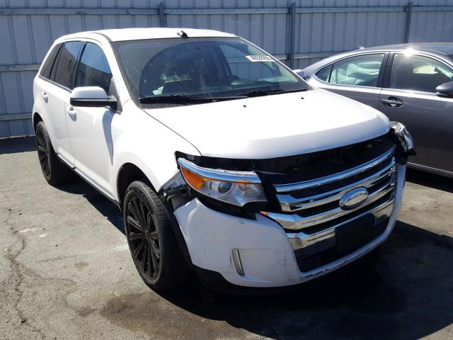 2FMDK3KCXEBA20634 - 2014 FORD EDGE LIMIT WHITE photo 1