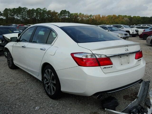 1HGCR2F50DA219964 - 2013 HONDA ACCORD SPO WHITE photo 3