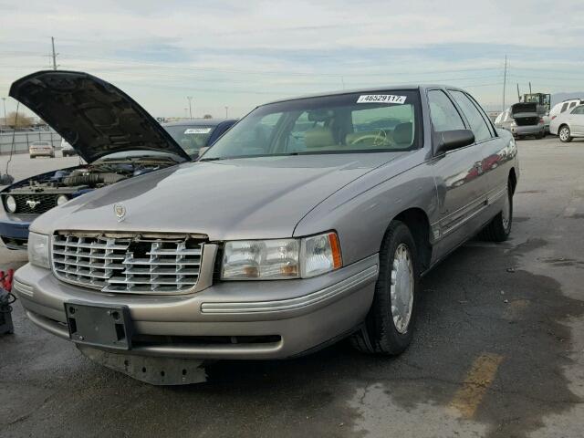 1G6KD54Y4XU708946 - 1999 CADILLAC DEVILLE GRAY photo 2