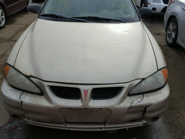 1G2NF52E33M620658 - 2003 PONTIAC GRAND AM TAN photo 9