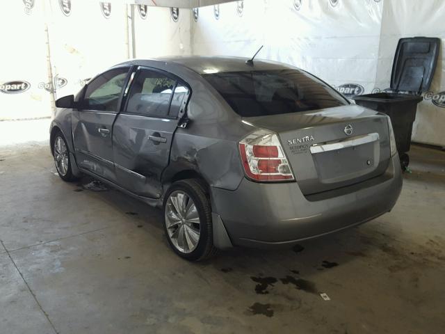 3N1AB6AP3AL632799 - 2010 NISSAN SENTRA 2.0 GRAY photo 3