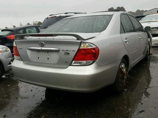 4T1BF30K45U109180 - 2005 TOYOTA CAMRY LE SILVER photo 4