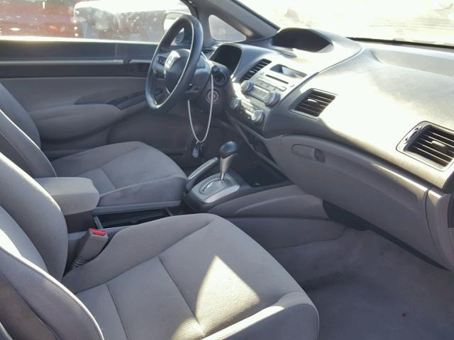 1HGFA16868L033462 - 2008 HONDA CIVIC EX BLUE photo 5