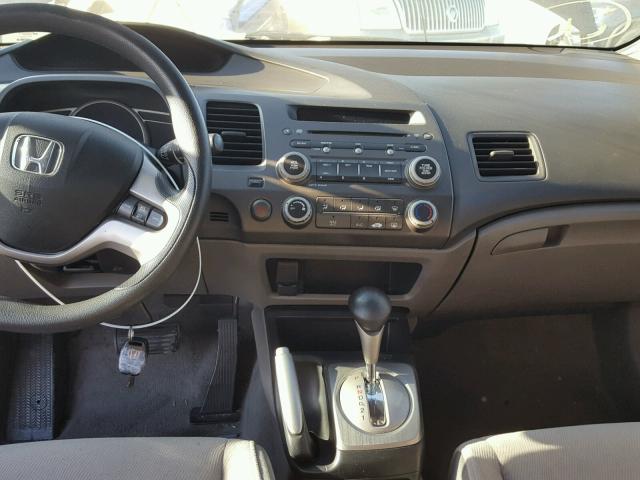 1HGFA16868L033462 - 2008 HONDA CIVIC EX BLUE photo 9