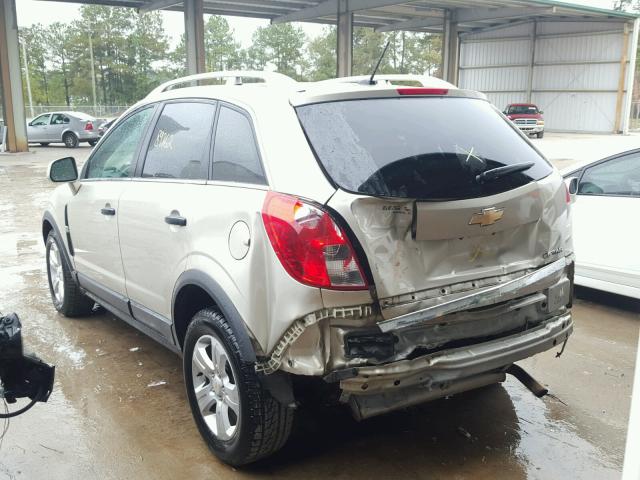 3GNAL2EK8DS639864 - 2013 CHEVROLET CAPTIVA LS 米色 照片 3