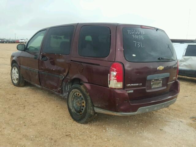 1GNDV23W18D160513 - 2008 CHEVROLET UPLANDER L 栗色 照片 3