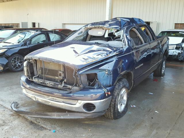 1D7HA18N16S658144 - 2006 DODGE RAM 1500 S BLUE photo 2