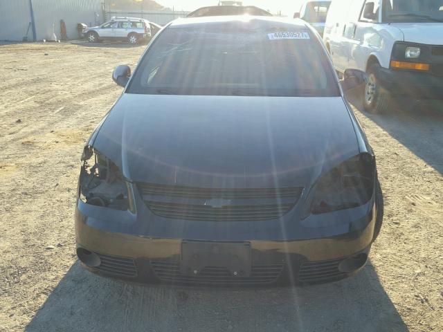 1G1AL12F157644780 - 2005 CHEVROLET COBALT BLACK photo 9