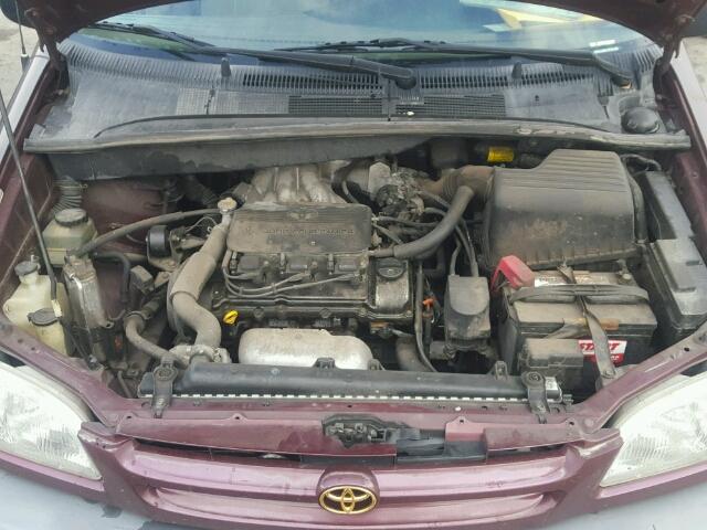 4T3ZF19C8YU233026 - 2000 TOYOTA SIENNA CE MAROON photo 7