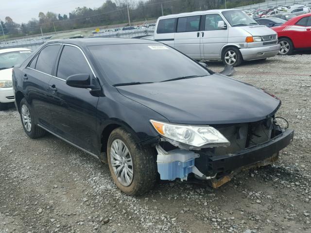 4T4BF1FK4CR264164 - 2012 TOYOTA CAMRY BASE BLACK photo 1