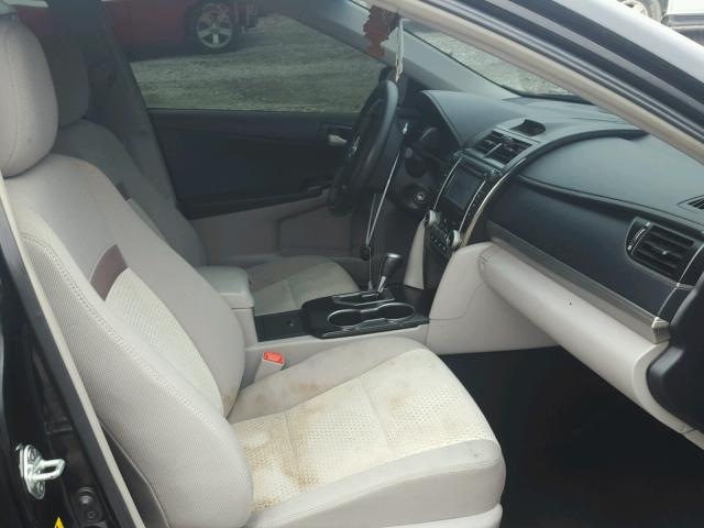 4T4BF1FK4CR264164 - 2012 TOYOTA CAMRY BASE BLACK photo 5