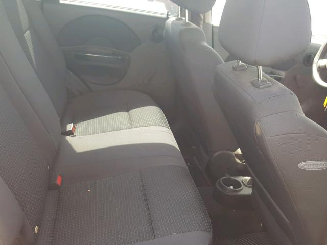 KL1TD66676B670410 - 2006 CHEVROLET AVEO BASE Қызғылт сары фото 6