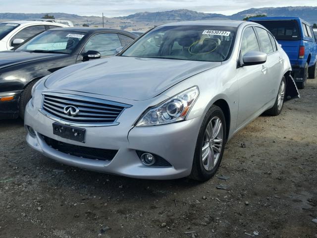 JN1CV6AP1FM580988 - 2015 INFINITI Q40 SILVER photo 2