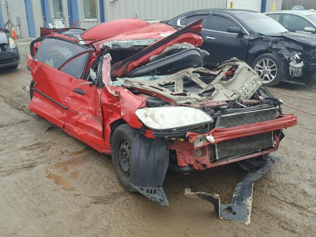 1HGES16375L021796 - 2005 HONDA CIVIC DX V RED photo 1