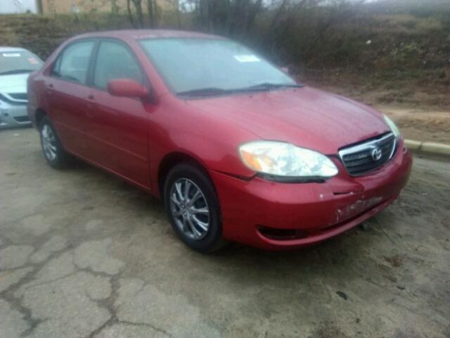 JTDBR32E460097639 - 2006 TOYOTA COROLLA RED photo 1